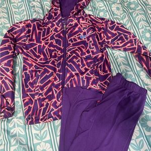 Nike Purple and Pink Kids Matching Set